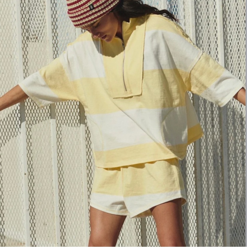 Free People retro rugby set - top only